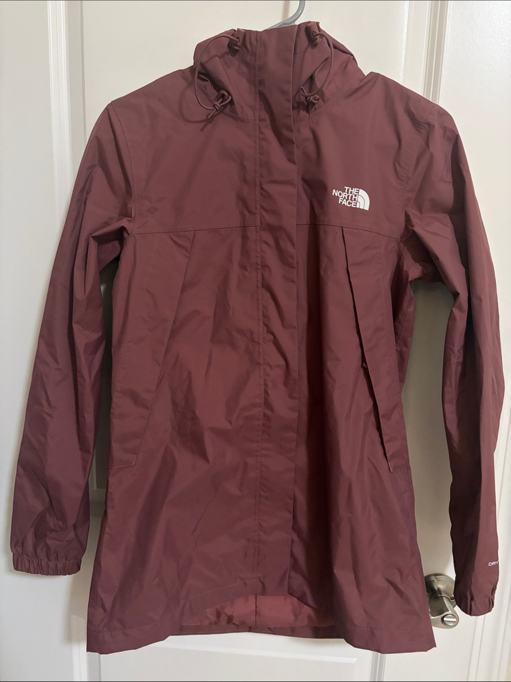 The North Face Women's Hooded Rain Jacket — Mauve Rose